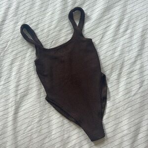 Youswim Aplomb One Piece Bathing Suit in Espresso